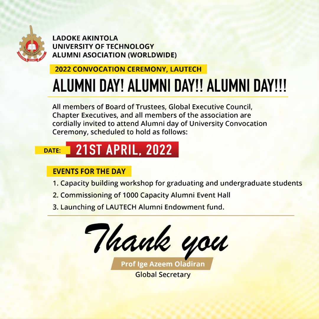 2022 Convocation Ceremony - Alumni DAY