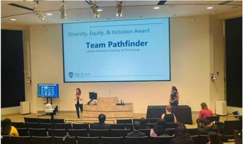 Two LAUTECH students win Equity, Diversity and Inclusion award in Texas