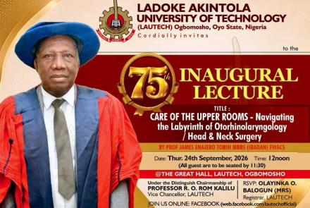 75th Inaugural Lecture
