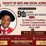 9th FASS Lecture Series